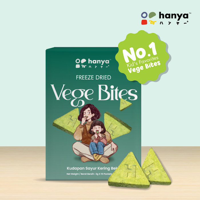 hanya freeze dried vege bites healthy high fibre veggie vegetables and fruits biscuits cracker 蔬菜水果健康高纤维零食饼干